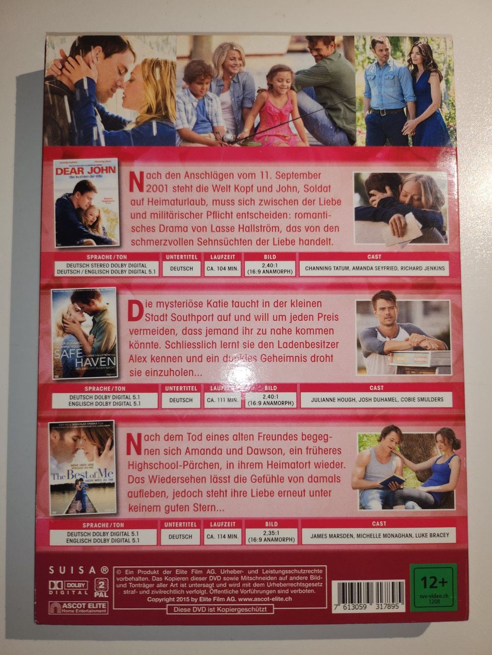 Tutti i DVDs: Nicholas Sparks DVD Collection – Usato da Weiningen ZH venduto da Annakatharina 1