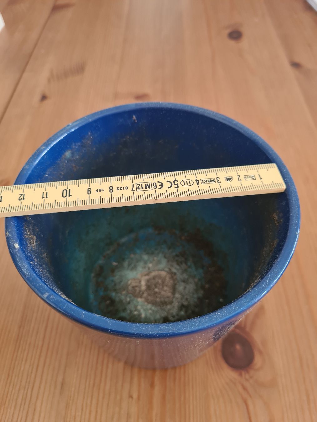 Vasi per fiori: Blauer Übertopf / Blumentopf, Ø 13cm – Usato da Horw venduto da Mirii91 2