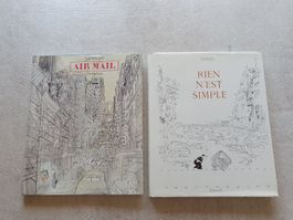 2x Sempé – Air Mail & Rien n'est simple Hardcover