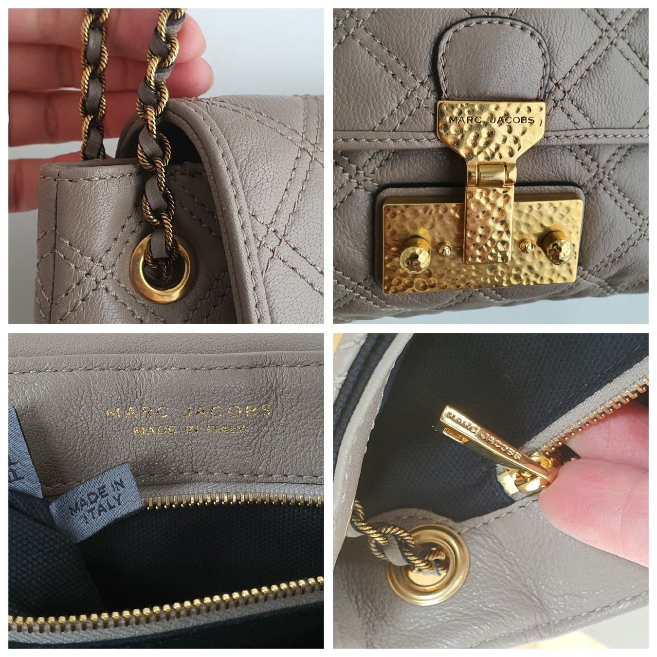 Marc Jacobs Borse da donna: Marc Jacobs Schultertasche Soft Leder Taupe – Usato da Niederteufen venduto da Mira_72 8