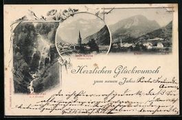 Engi, Ortsansicht, Matt-Kirche, Badkopf-
