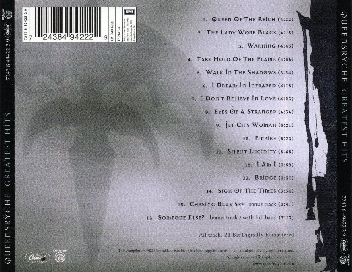 CDs: QUEENSRYCHE - GREATEST HITS - DIG. REMASTERED - CD – Gebraucht aus Greifensee von scharmant 1