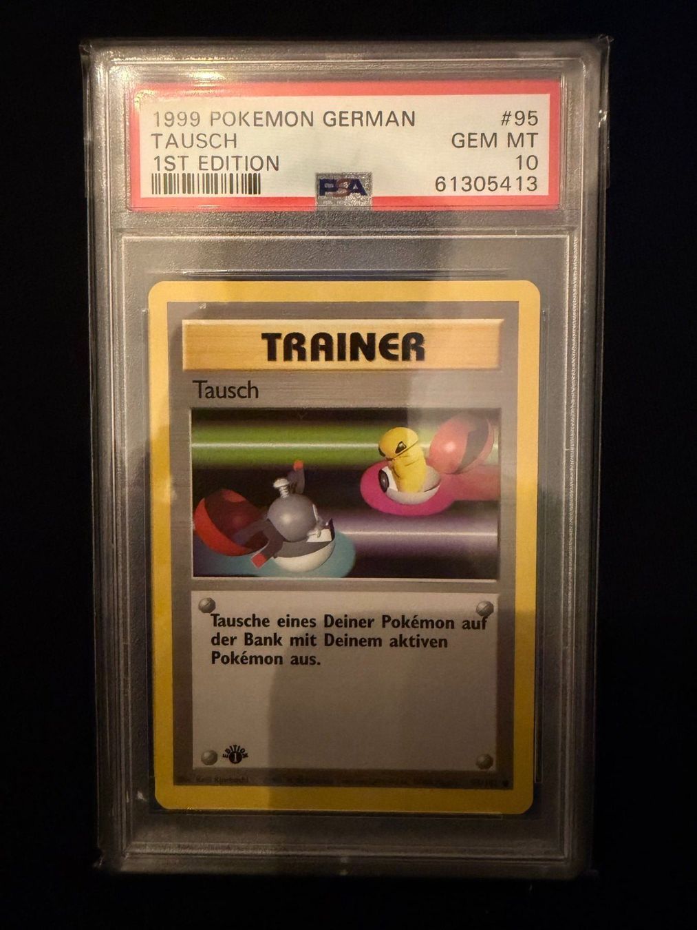 Pokémon Carte collezionabili: PSA 10 Tausch 95/102 Basis Set 1. Edition Deutsch – Usato da Würenlos venduto da mbumech