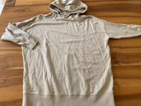 MAXI Pullover Hoodie Kapuzenkleid Hoodiekleid Gr. M beige