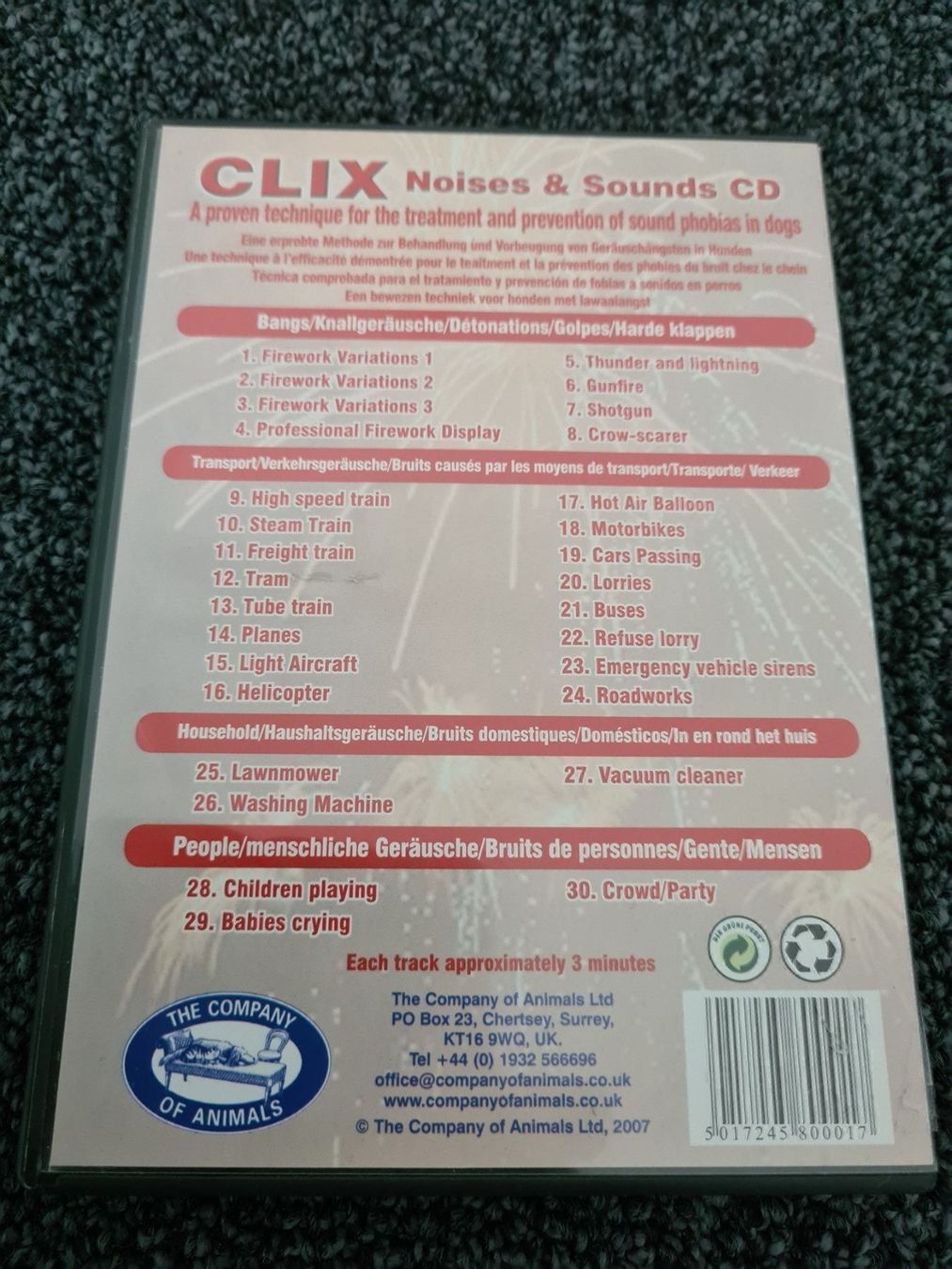 Tutti i DVDs: CLIX NOISEE& SOUNDS(8640) – Usato da Ruswil venduto da M71 1