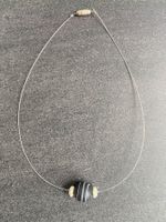 Halskette mit Silberdraht, Handarbeit