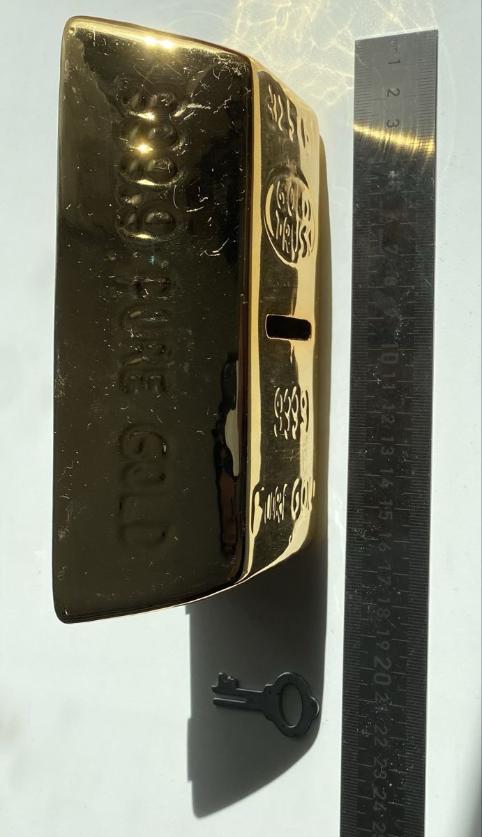 Salvadanai: Spardose Goldbarren Design – Usato da Allschwil venduto da Deal_Tiger99 4