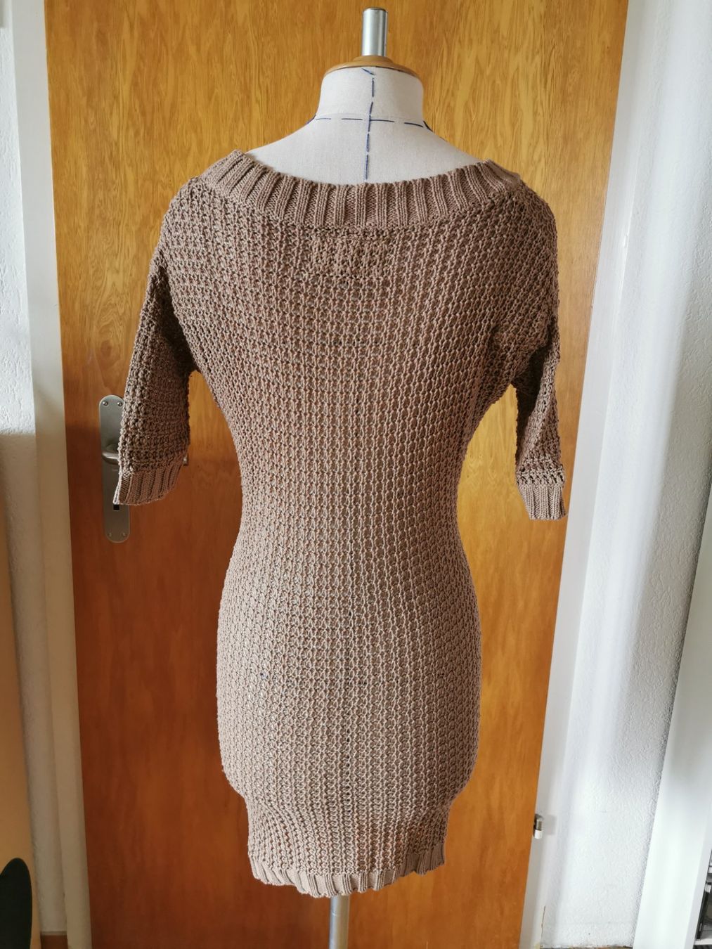 Vestiti: Strickkleid beige, Baumwolle, XXS – Usato da Zwillikon venduto da Leewii 3