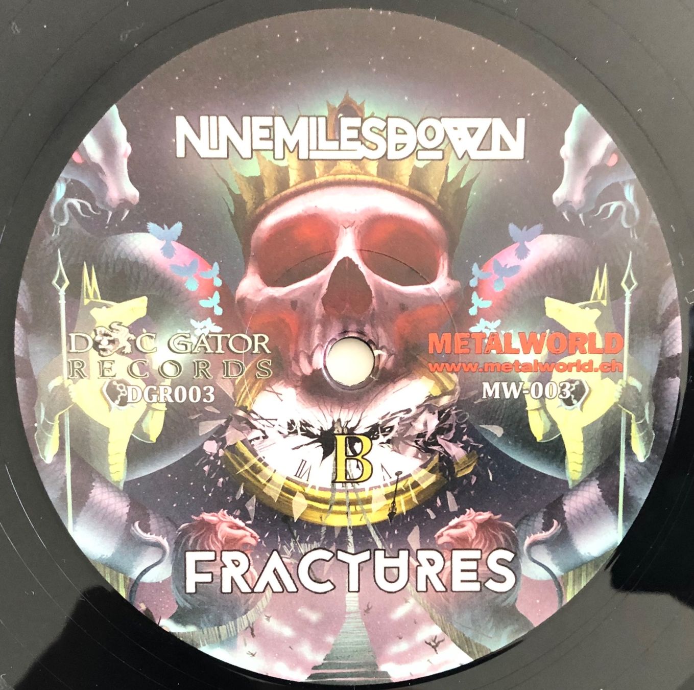 Dischi in vinile: NINE MILES DOWN - FRACTURES – Usato da Poliez-Pittet venduto da Newtown-Records 4