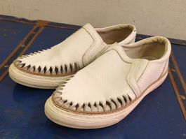 Sixtyseven Slip-On Schuhe weiss geflochten Grösse 38