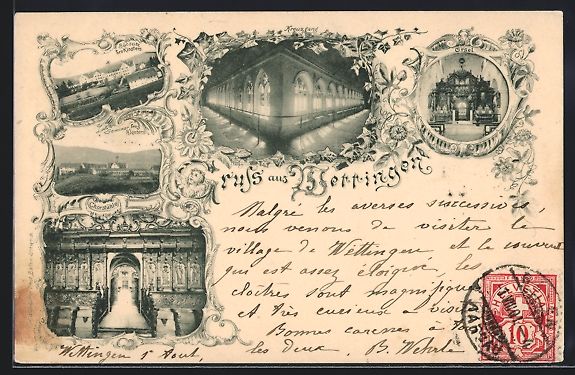 Cartoline postali: Wettingen, Südseite des Klosters, Chors – Usato da Berlin venduto da bartko-reher