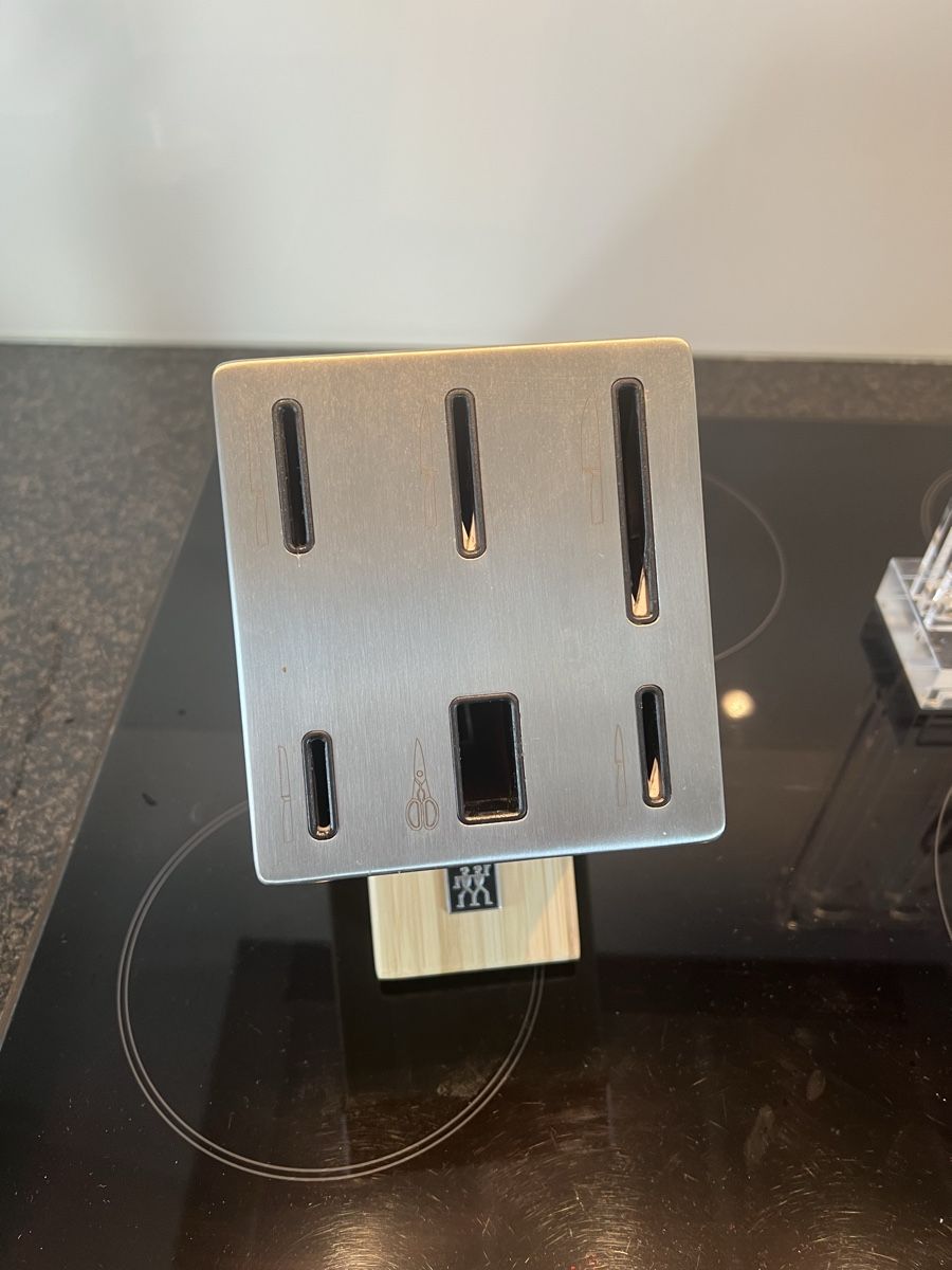 Zwilling Coltelli: ZWILLING FIVE STAR PLUS Selbstschärfender Messerblock Bambus – Usato da Bülach venduto da deinmica 2