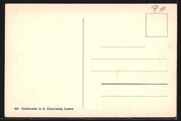 Cartoline postali: AK Höngg, Teilansicht mit Bergen – Usato da Berlin venduto da bartko-reher 1