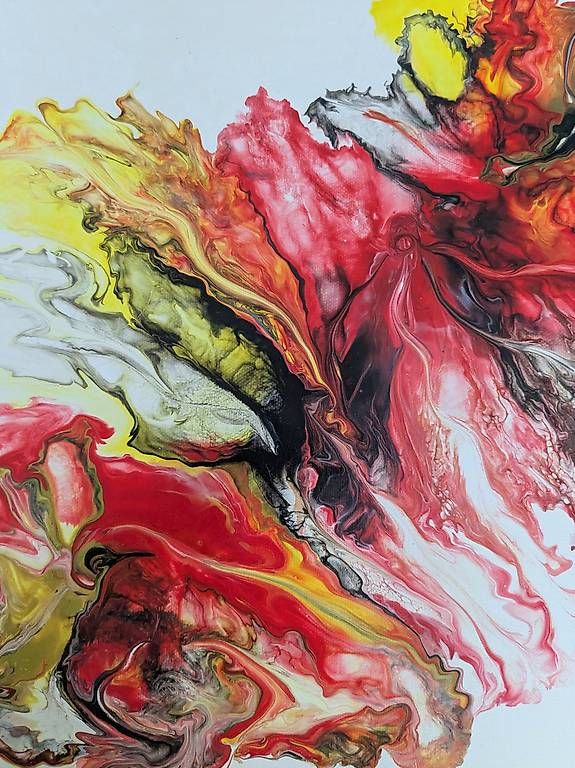 Tableaux: Abstrakte Acrylmalerei – Neuf avec emballage d'origine à Dietikon par Ogaga 1
