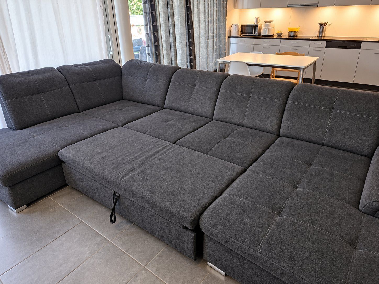 Conforama Sofas: Conforama BRUNO Ecksofa Anthrazit mit Schlaffunktion – Gebraucht aus Koblenz von Anchorage187