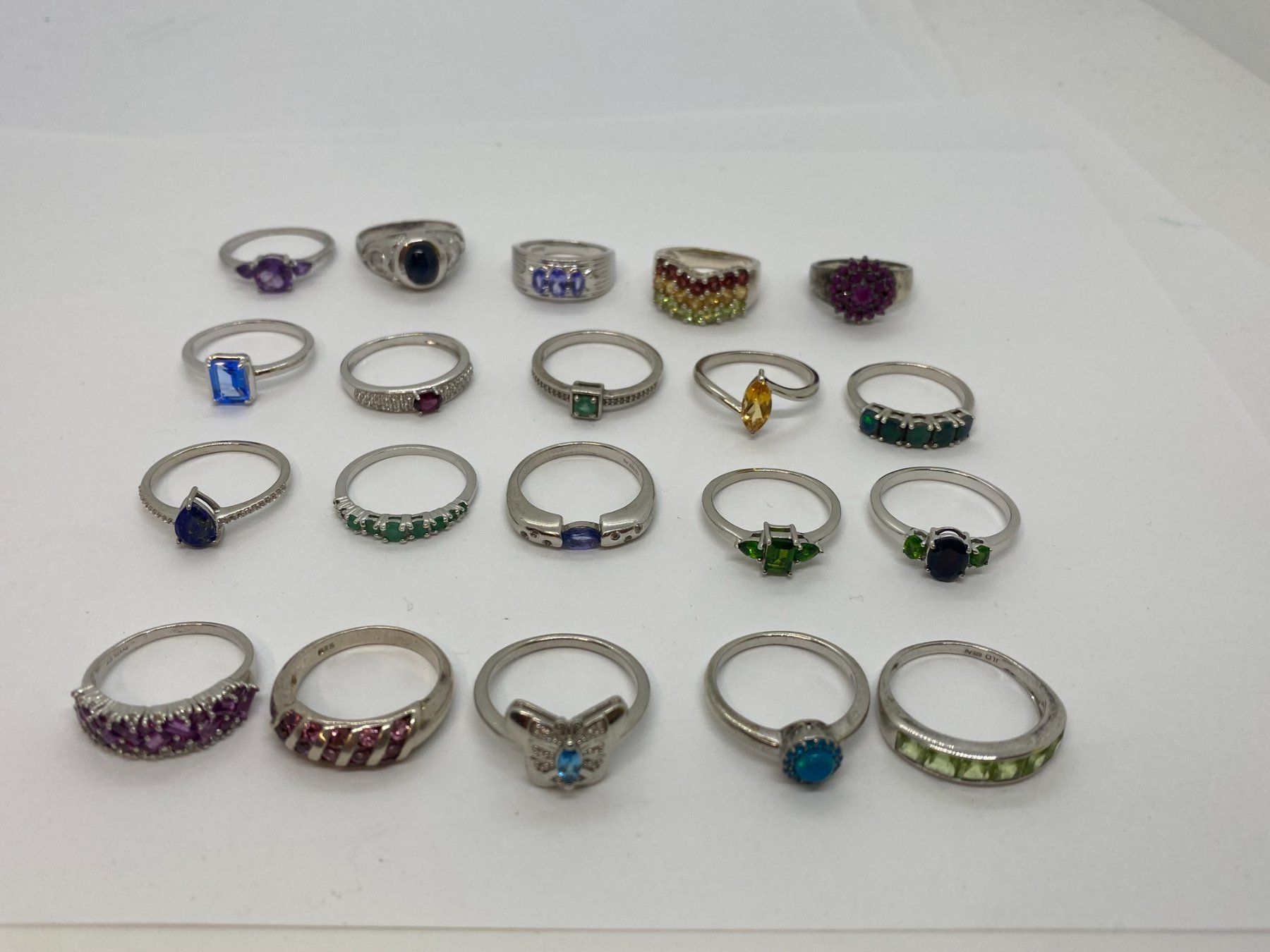 Altri gioielli: LOT Silber-Ringe unkontrolliert /i413 – Usato da Bern venduto da JMsoehne1987