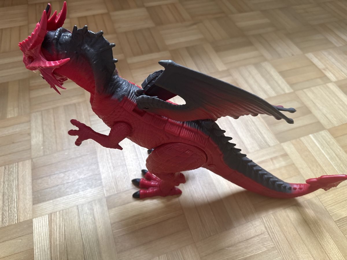 Giocattoli: Grosser roter Drache Spielzeug Figur bespielt – Usato da Kilchberg ZH venduto da Von_dutch 3