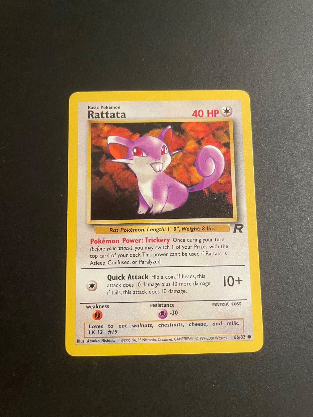 Pokémon Carte collezionabili: Rattata Team Rocket 66/82 – Usato da Zürich venduto da pokemon_cards