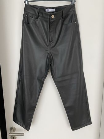 Pantalon ZARA, 40, similicuir
