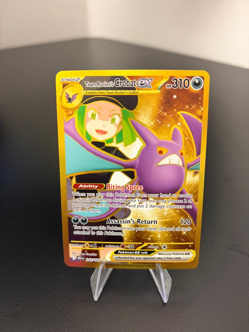 Pokémon Carte collezionabili: Team Rocket's Crobat ex 242 - englisch – Nuovo (secondo la descrizione) da Bern venduto da GiulianoMas