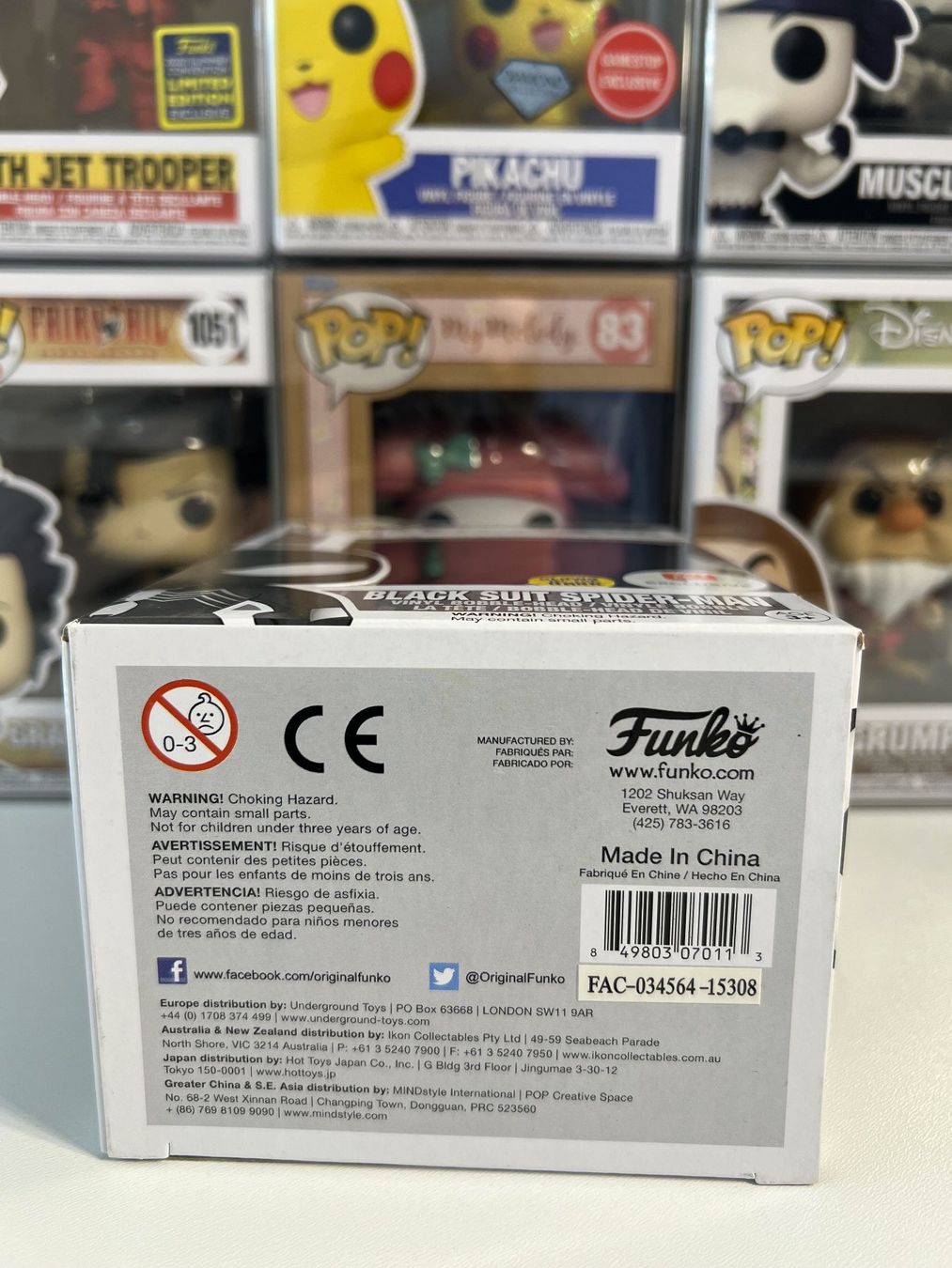 Funko Statuette: Funko POP! Marvel Black Suit Spider-Man Limitée GITD – Nuovo e nell'imballaggio originale da Le Mouret venduto da perfectbijou 5