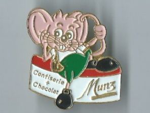 Placchette & Badge: Munz Schoggi Maus, Pin – Usato da Zürich venduto da t24_de