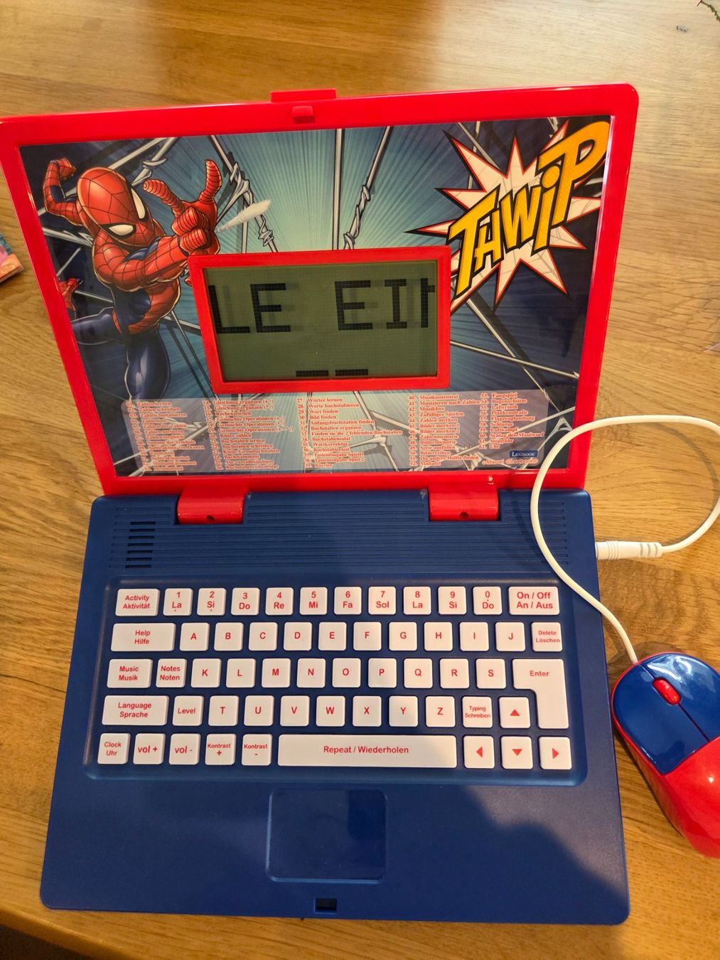 Giochi: Lexibook Lerncomputer Spider-Man Lernlaptop EN/DE, deutsch – Nuovo (secondo la descrizione) da Heinrichswil venduto da frankie19860 3