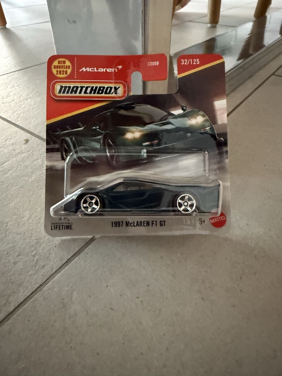 Matchbox Modellautos: Matchbox - McLaren F1 GT 1997 – Neu und originalverpackt aus Yvorne von AutoCollectionneur