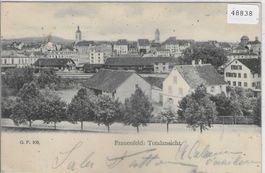 Frauenfeld - Totalansicht mit Bahnhof