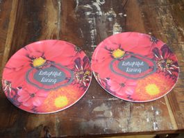 Set 2 Camping/ Kinder Teller aus Plastik