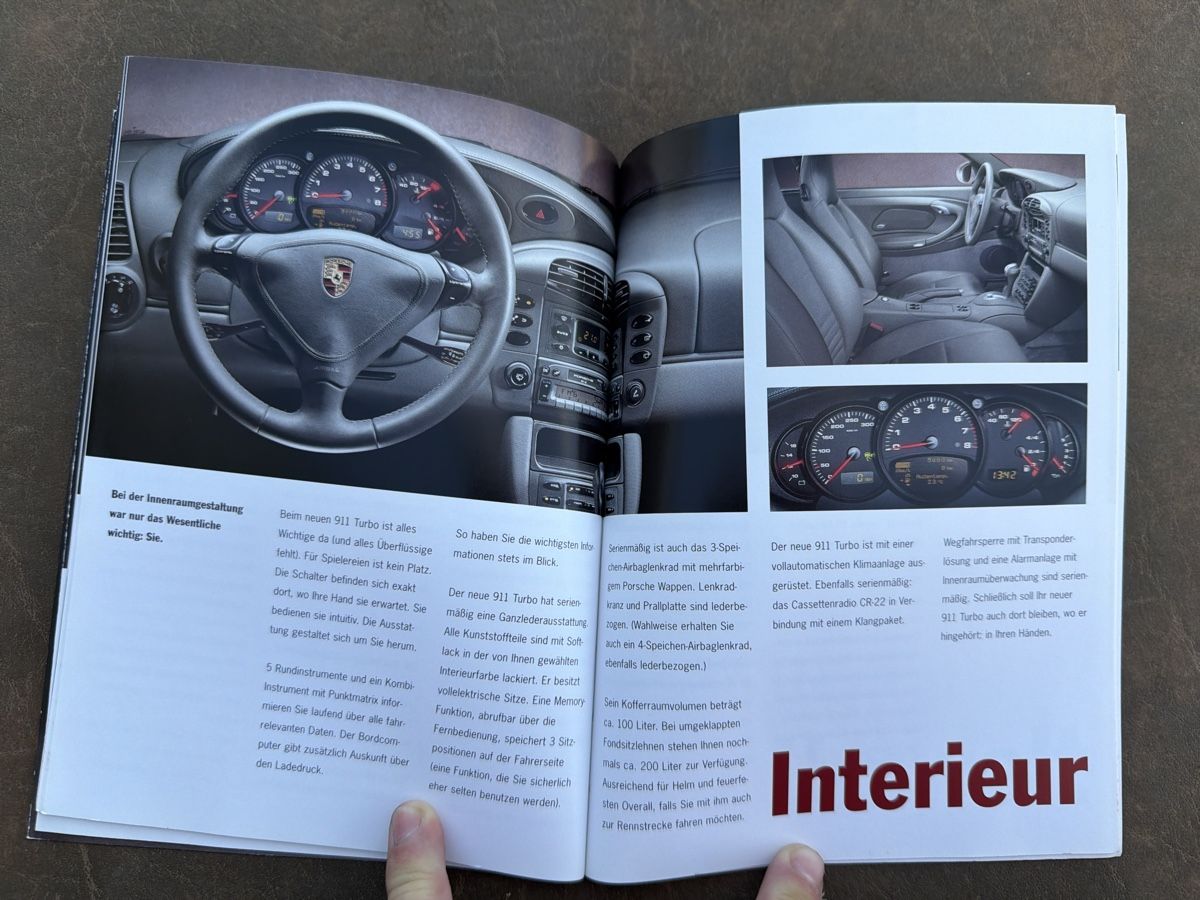 Porsche Documenti: Prospekt: Porsche 996 Turbo - deutsch – Usato da Wolfwil venduto da Rolex1 4