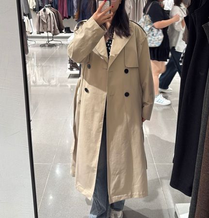 100% new Zara Trench coat with tag 🏷️