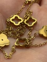 Luxus Elegante Edelsthal Kette Farbe : Gold