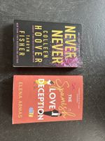 Lot de 2 romans Never Never et The Spanish Love Deception