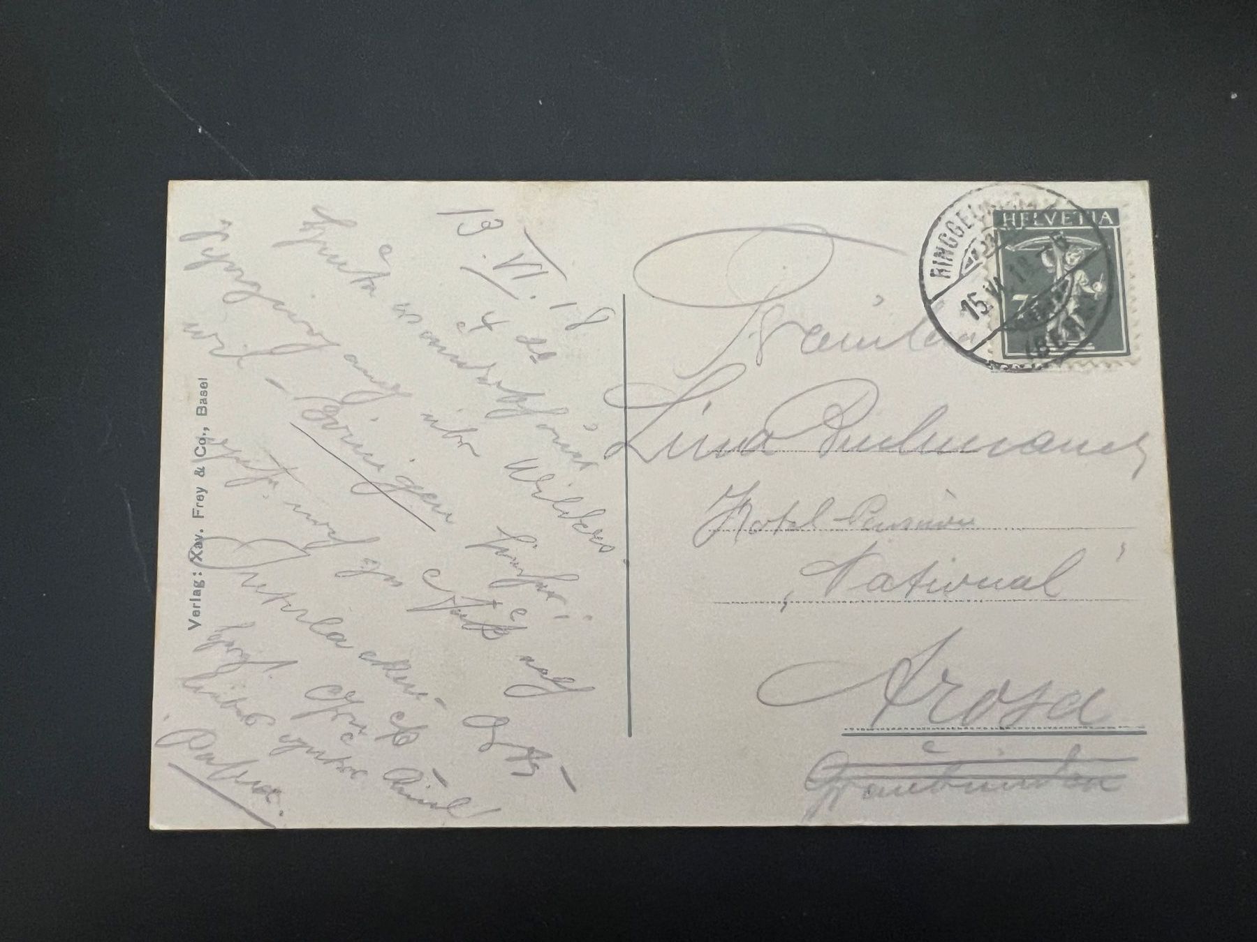 Cartes postales: Ansichtsk. 1918 Ringgenberg  (V550) – D'occasion à Hinwil par Sidi4 1