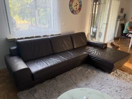 Leder Ecksofa
