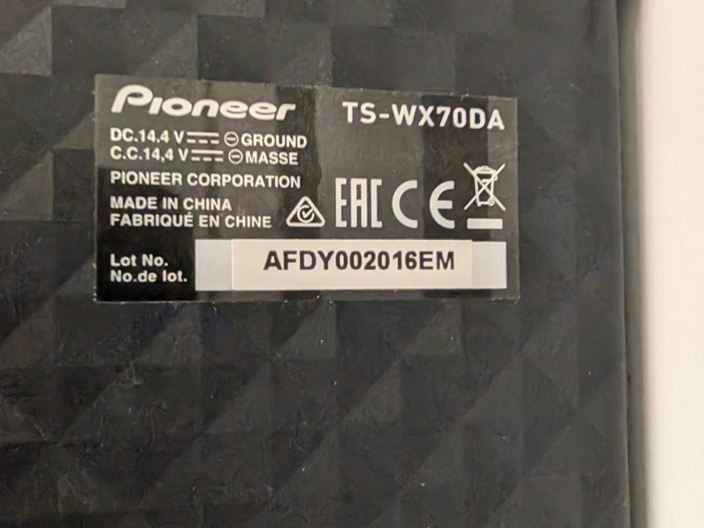Pioneer Lautsprecher: Pioneer TS-WX70DA – Gebraucht aus Sargans von Aggeler01 3