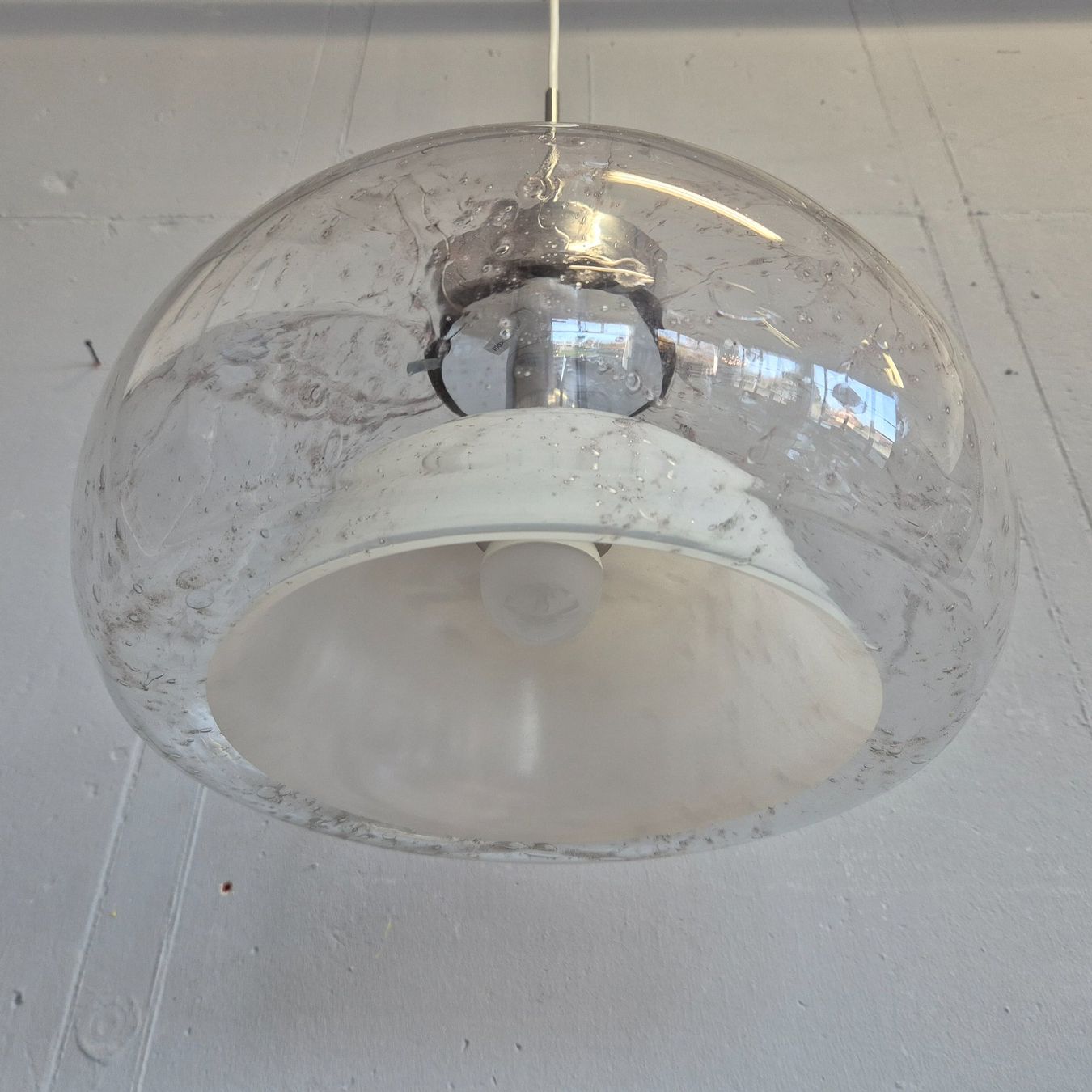 Kronleuchter & Deckenlampen: Doria Glas Hängeleuchte Deckenlampe Pendelleuchte Lampe – Gebraucht aus Nottwil von Wondewa-Shop 4