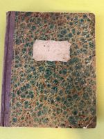 Handschriftliches Buch, Friederich Stump, Rietwies,  1861