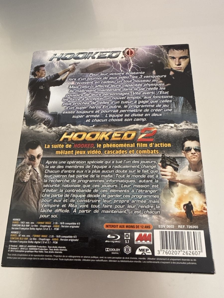 Tutti i DVDs: Hooked 2 Blu-Ray Double Movie Set - Great Condition! – Usato da Zürich venduto da nad_s27g 1