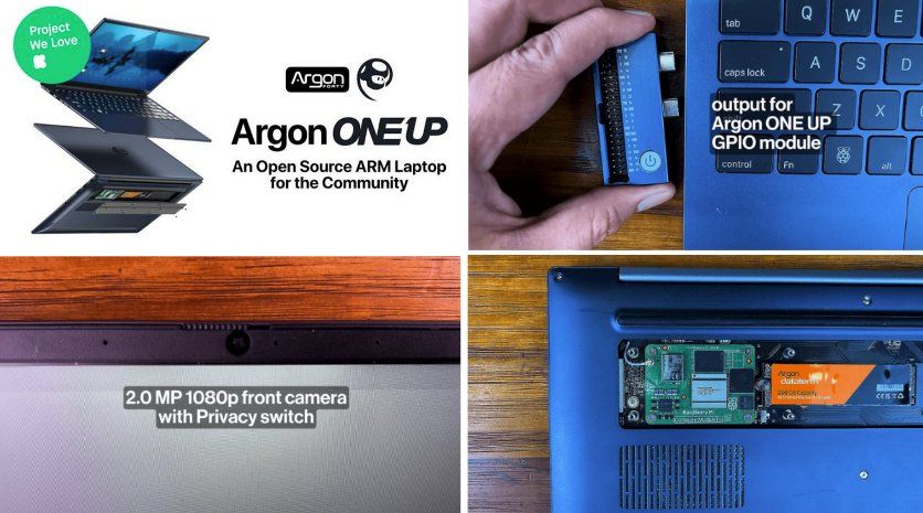 Argon ONE UP CM5 Raspberry Pi Laptop (Neu (gemäss Beschreibung)) in ...