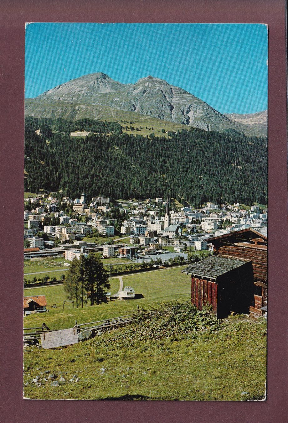 Ansichtskarten: DAVOS - Schatzalp - 1971 – Gebraucht aus Pully von nicecards