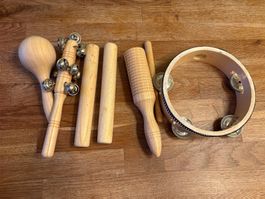 Holzmusikinstrumente für Kinder