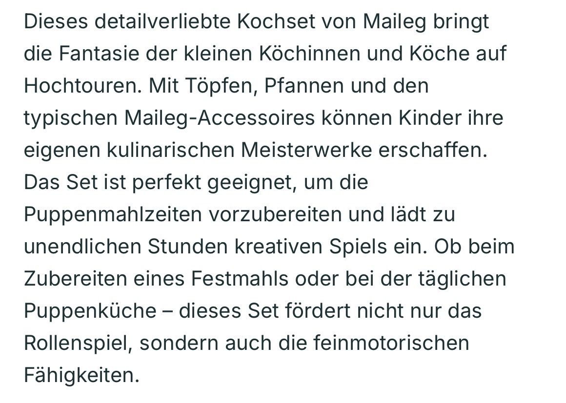Maileg Giocattoli: Küche von Maileg..Neu.. – Nuovo (secondo la descrizione) da Hünenberg venduto da Smile77.. 6