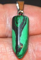 Anhänger L-8330 – Malachit Säule 2x0,9 cm