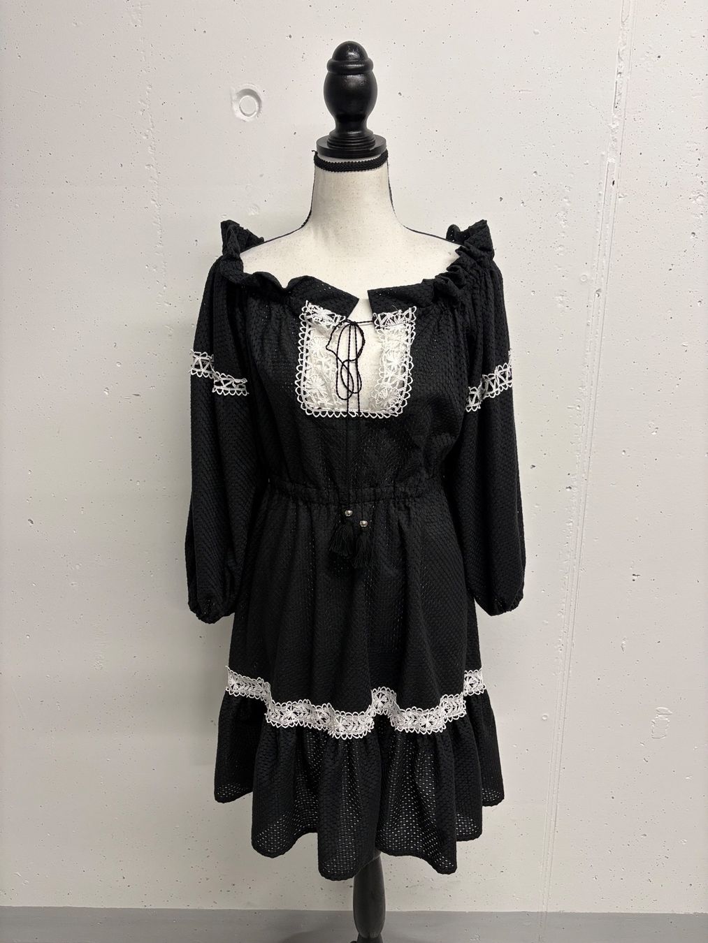 Vestiti: Holy Caftan Schwarzes Kleid aus Spitze Gr. M Boho – Nuovo (secondo la descrizione) da Regensdorf venduto da secondchancefashion 1