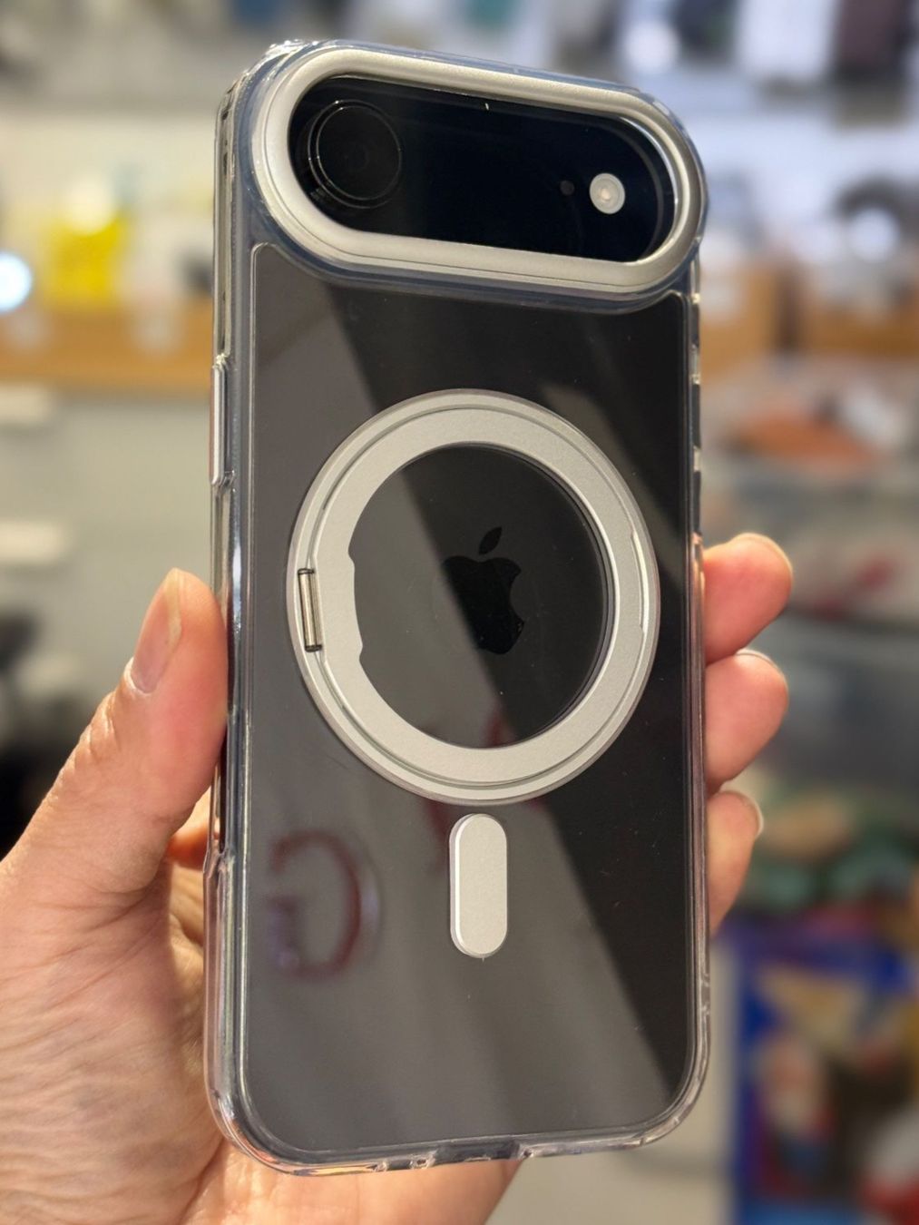 Cover & Protezioni schermo: Coque iPhone Air avec support MagSafe - transparente – Nuovo e nell'imballaggio originale da Morges venduto da DigiAC