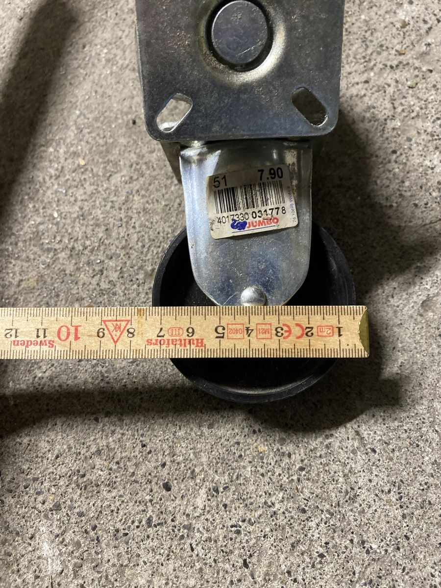 Altro per stoccaggio & trasporto: 2 Stück Rollen, Durchmesser 76mm, Top Zustand! – Usato da Dottikon venduto da chline.rote.traktor 2
