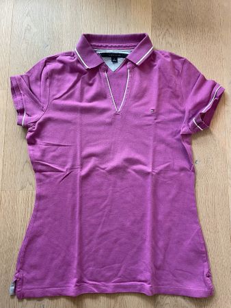 Tommy Hilfiger Polo Shirt - Damen - Gr. M - Lila