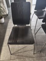 4er Set Dunkelbraune Stühle - Ideal für Innen & Aussen!